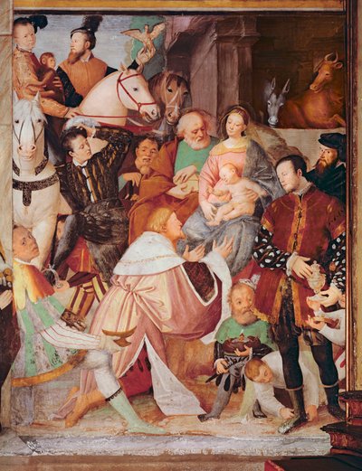 Adoration of the Magi by Gaudenzio Ferrari